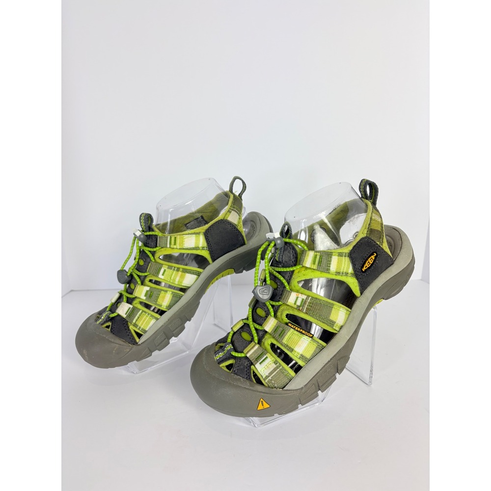 Keen Newport H2 Neon Green Water Hiking Sandals Women Size 7 Gorpcore Outdoors